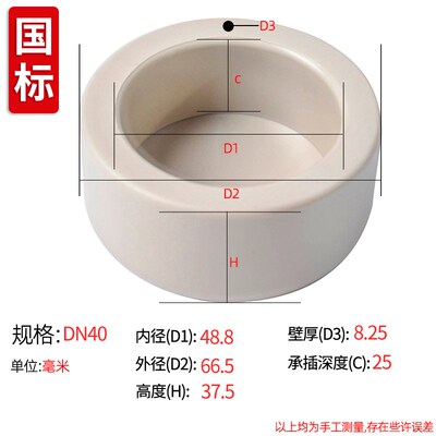 PPH管堵国标管帽PPR堵头热熔塑料管件配件耐高温20 25 32 50 90mm