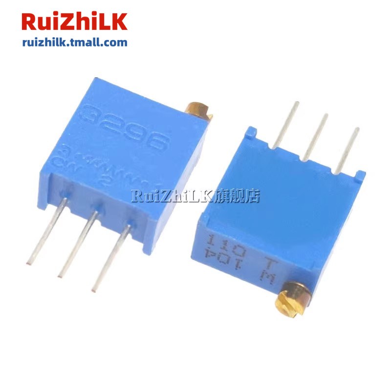 3296W多圈精密电位器可调电阻10R100R200R1K2K5K10K50K100K500K1M