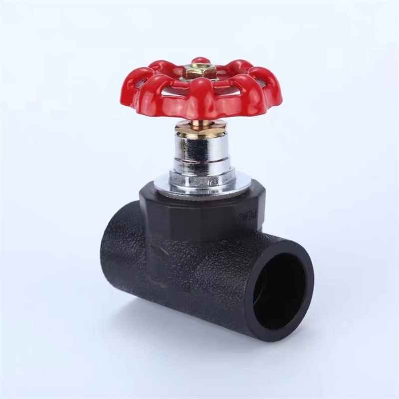 pe水管配件大全202532升降截止阀4分6分 1寸自来水热熔开关阀门40