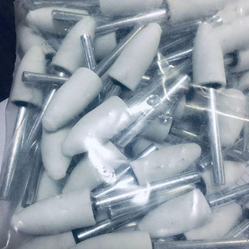 白刚玉砂轮磨头金属打磨电磨机电钻沙轮头不锈钢电动倒角扩孔钻头