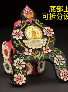 八供用品树脂彩绘佛堂供佛供品时轮金刚朵玛食子摆件佛具