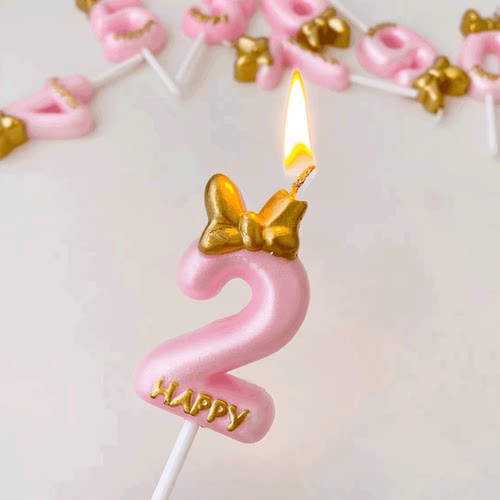 生日蛋糕数字蜡烛年龄