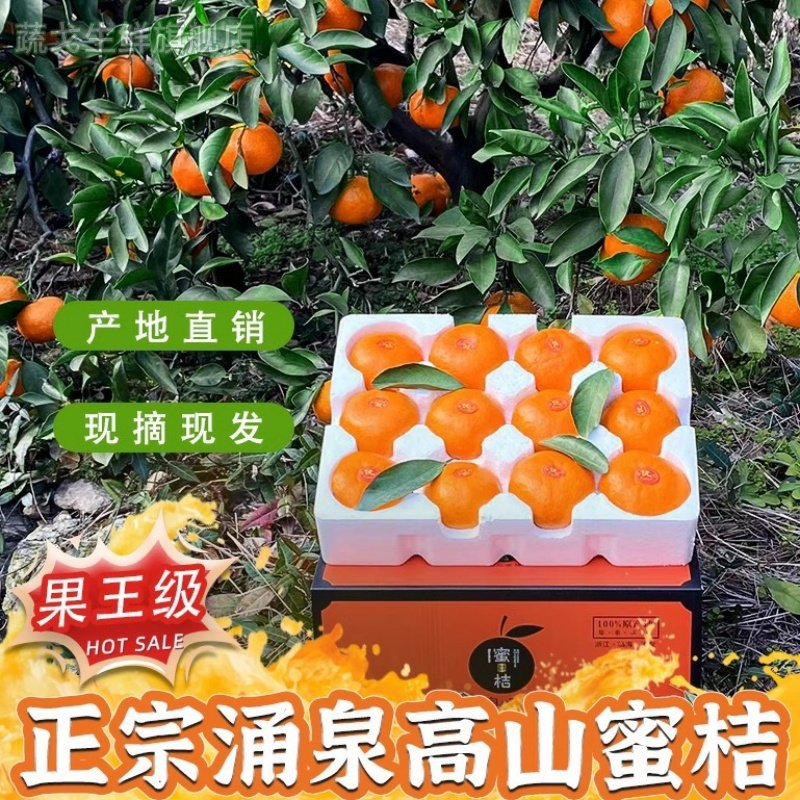 临海涌泉蜜桔10斤整箱当季水果新鲜桔子浙江台州黄岩蜜橘,水产肉类/新鲜蔬果/熟食,桔子,淘宝优惠券,粉丝福利购,淘宝优惠卷