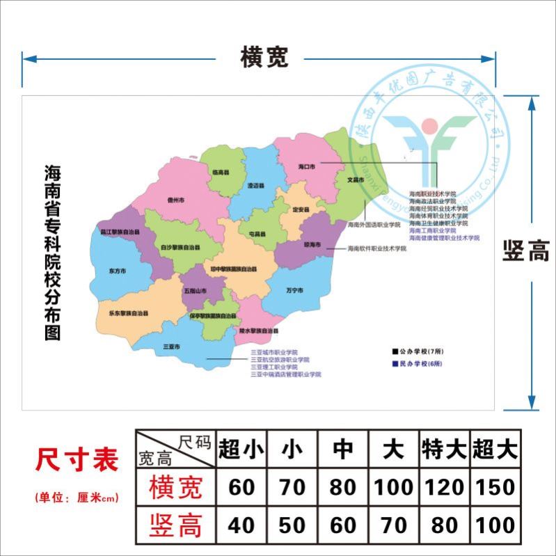 高考全国大学分布图百日誓师各省名校海报墙贴湖北河南本科院校图