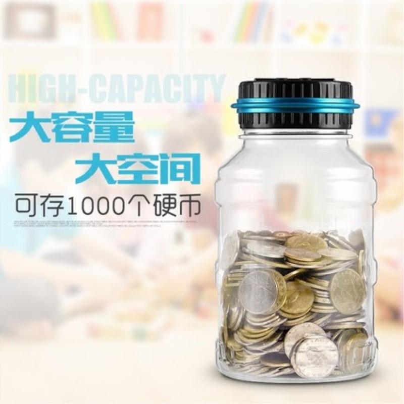家用水桶c防儿童用计数大人摔钱吃桶创意搞怪存钱罐储蓄罐大容量