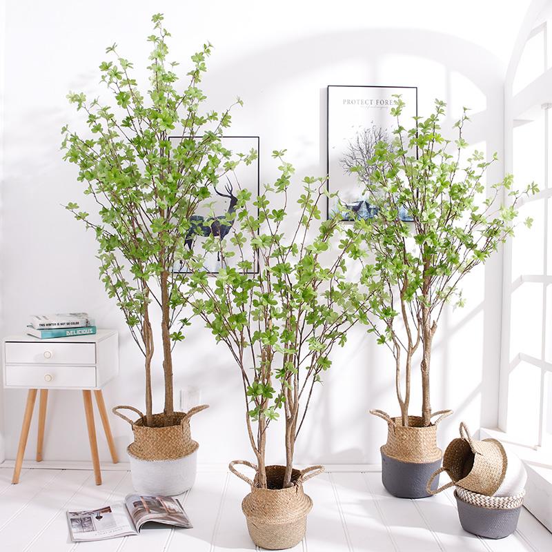 北欧ins风仿真植物装饰日本吊钟树室内假绿植客厅落地盆栽马醉木