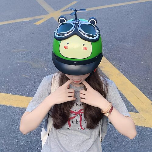 电动车安全头盔女复古3c认证四季通用安全帽男摩托车夏季半盔亲子