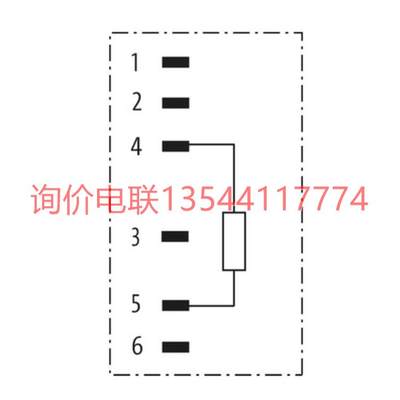 7000-15041-0000000 MURR Cube67 终端电阻公头M12, 6芯A-coded产