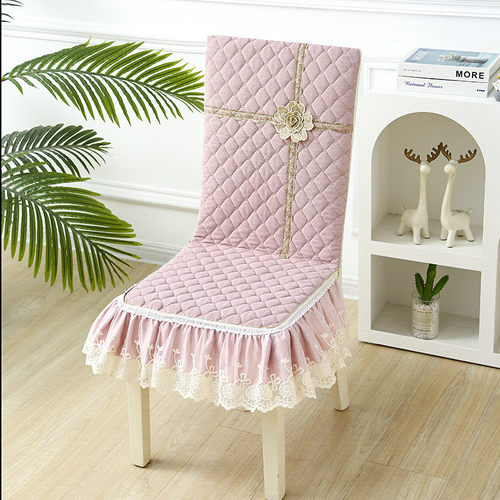 餐椅子套罩2025新款高级感餐厅靠背一体老式木椅子椅套加厚坐垫