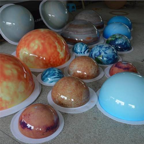 亚克力半圆球八大星球地球仪亚克力吊顶装饰半圆球模型