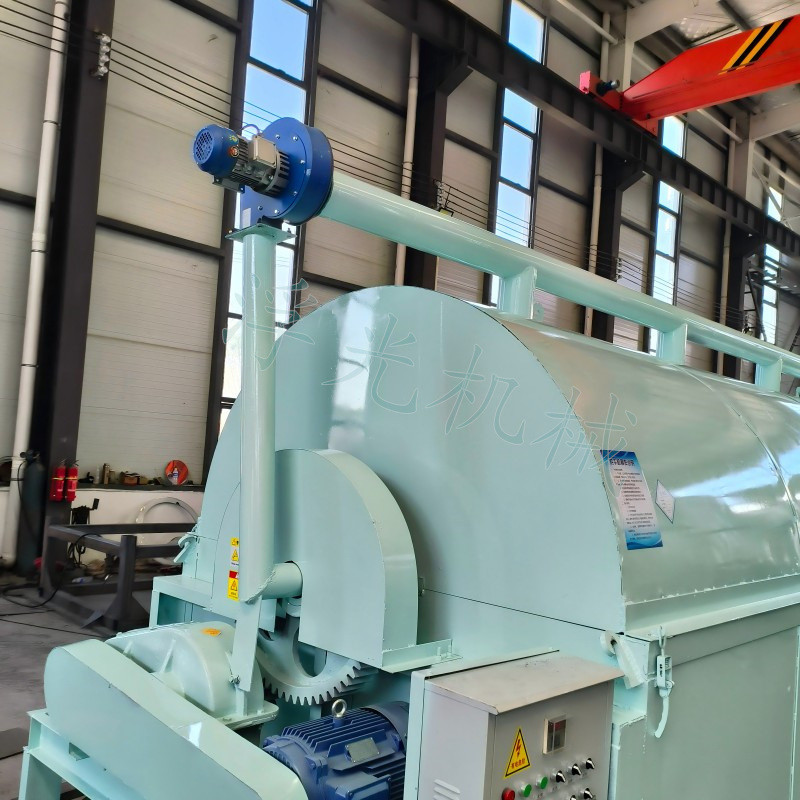 工业盐煤燃气烘干机金属屑脱水机沙污泥矿渣滚筒烘干设备