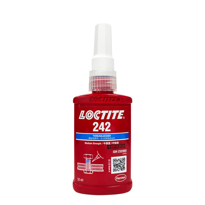 乐泰242螺纹厌氧胶中强度螺丝胶液体生料带可拆拆卸触变型胶50ml