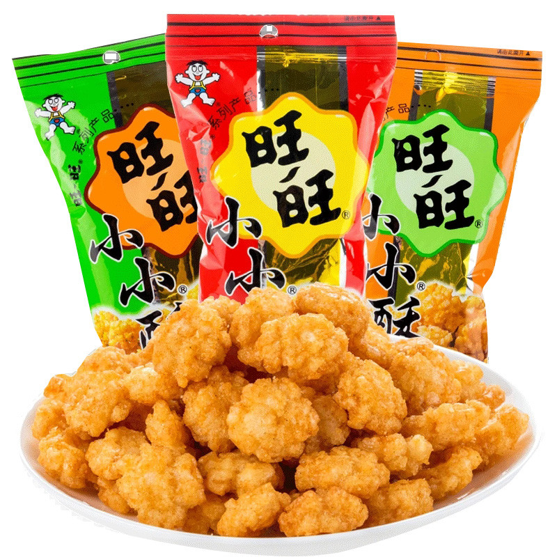 新货旺旺小小酥60g装网红款休闲食品大分量鸡米花膨化小吃怀旧零
