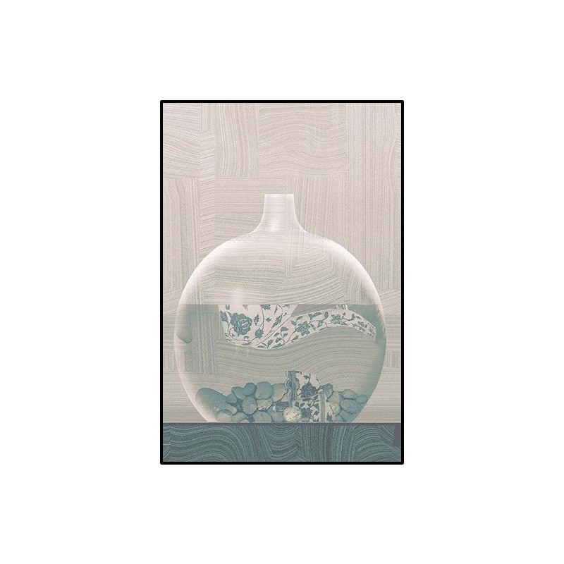 背景墙玄关素雅花瓶客厅装饰画餐厅新中式壁画中国风青花瓷挂画图片