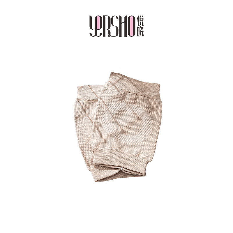 悦晓 桑蚕丝真丝混纺护膝加长款保护关节防着凉护腕柔软透气S019