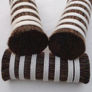 混合均匀毛条粗硬无碎毛花色批发尾毛0.18混合7成马鬃支持定制马