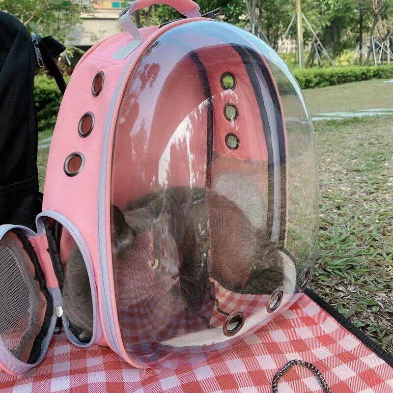 源头猫包宠物包外出太空舱包狗狗用双肩宠物背包猫咪用品牛津