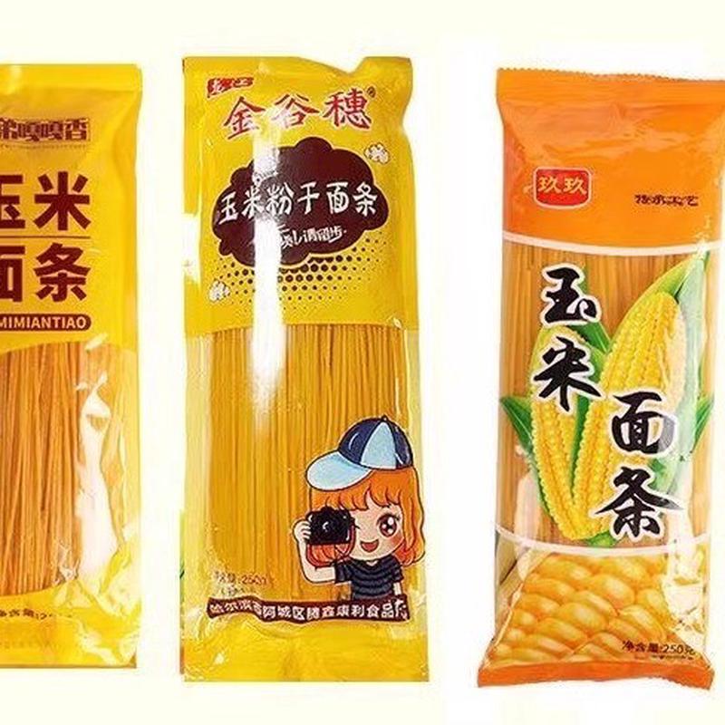 纯干东北金丝玉米面条粗粮细做面五谷鱼粉麻辣烫面火锅面钢丝面