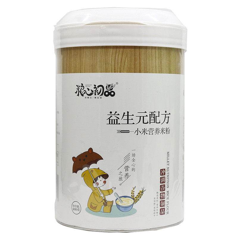 粮心初品-益生元配方小米营养米粉-冲调谷物制品480g