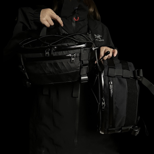 五弟装备五日点 机能胸包战术腰包通勤上学单肩包 夏季透气斜挎包