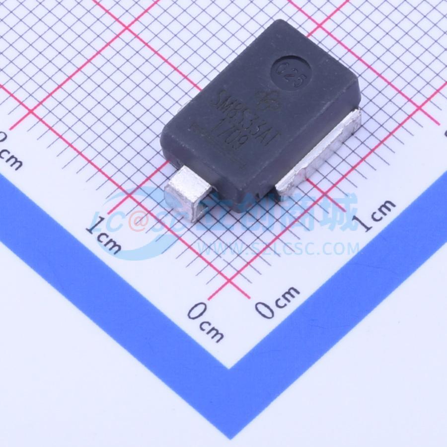 TVS/ESD管 SM8S33ATHE3/I DO-218AC 33V 124A 原装正品
