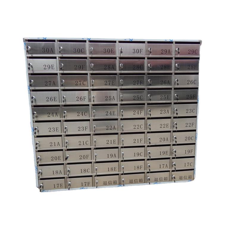 邮政信箱小区组合信报箱不锈钢挂墙信报箱楼宇信报箱联排信箱厂家