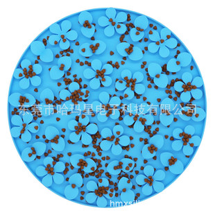 硅胶宠物舔食垫宠物餐垫吸盘舔垫防噎闻嗅缓食慢食垫猫狗宠物食具
