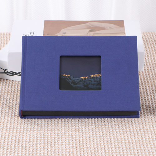 厂家直供布艺插页相册毕业季儿童成长记本本插页式拍立得相录相