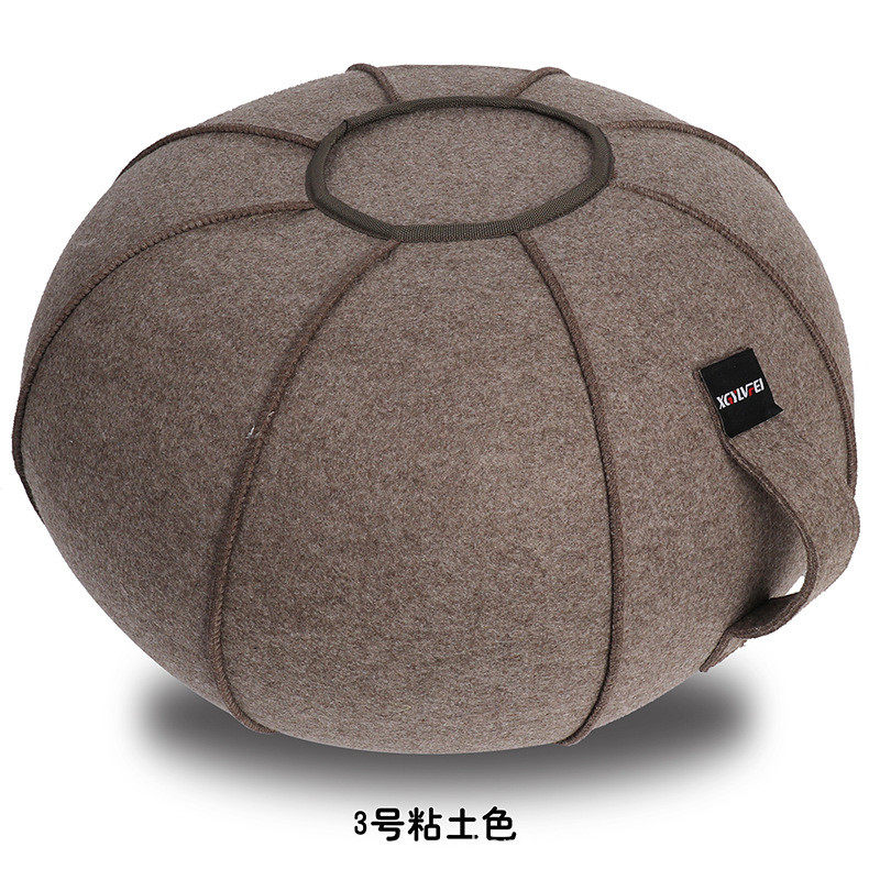 2021新款榻榻米充气坐垫甜甜圈可拆洗带罩蒲团瑜伽球带手柄