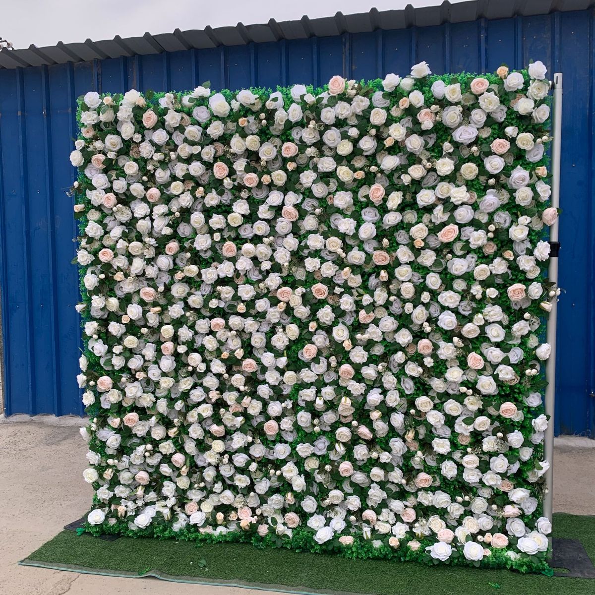 仿真布底花墙绿植花朵仿真玫瑰花艺背景墙婚庆装饰背景墙