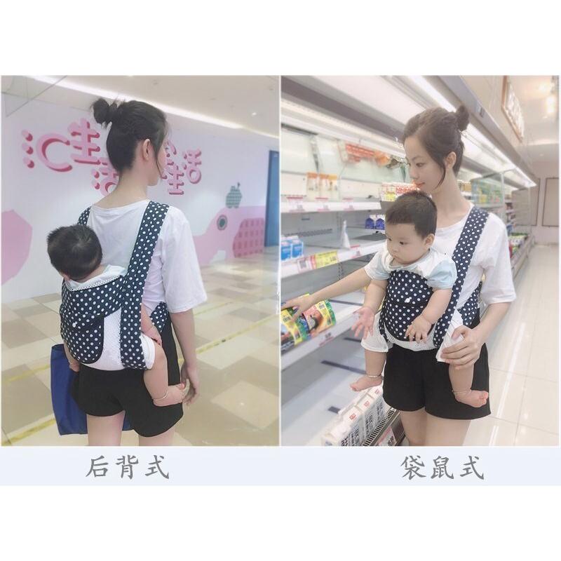 新生新儿外出背带轻便后背小孩子宝宝的背巾婴儿小月龄前抱式透气