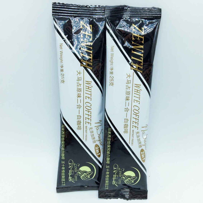 现货马来西亚进口大马占原味二合一速溶白咖啡25g*10条速溶咖啡