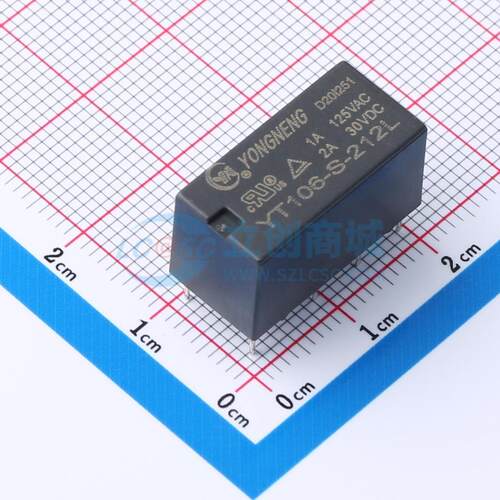 信号继电器 YT106-S-212L DIP-8 8 12V 原装正品 电子元器件配单