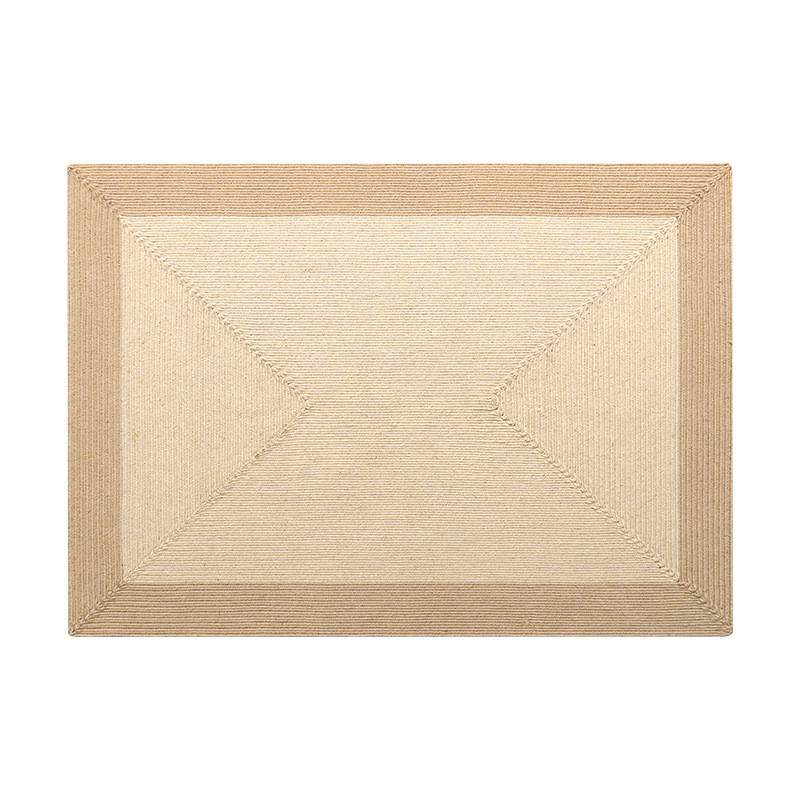 手工天然侘地毯客厅茶几沙发垫家用卧室榻榻米垫日式黄麻寂风地垫