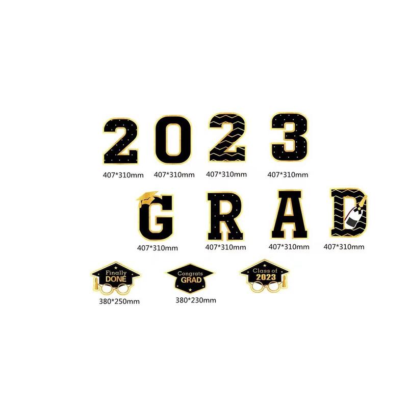 2023花园庭院标牌地插空板学校户外装饰用品防雨水毕业季插牌