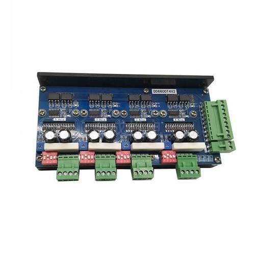 全新设计4轴2相步进电机驱动器4A16细分TB6600 DD6600T4V1