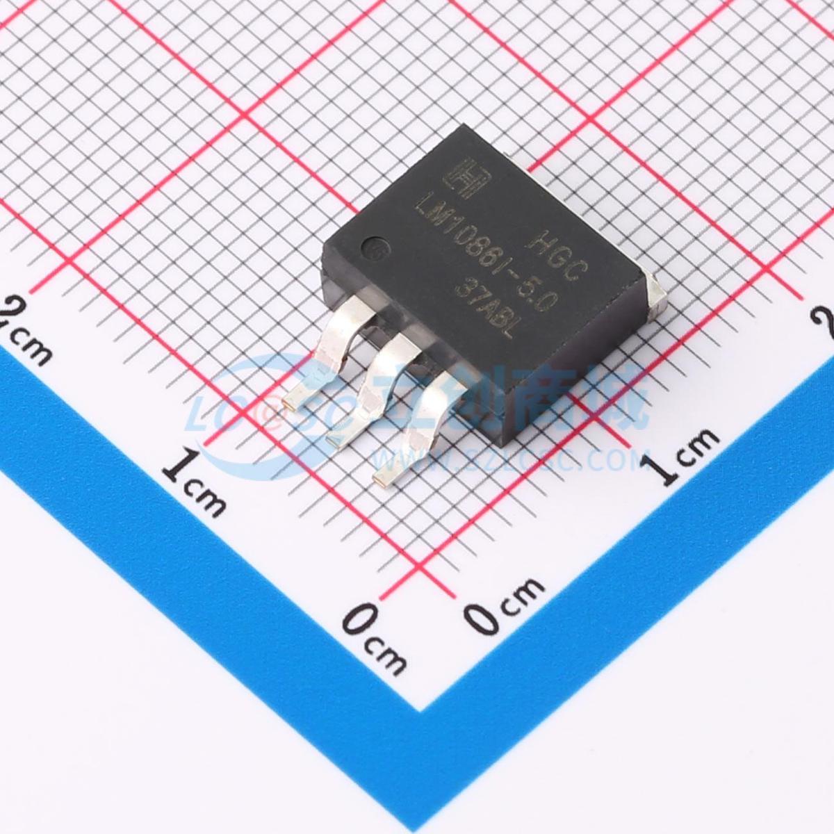 线性稳压器(LDO) LM1086IS-5.0RG TO-263-3 原装 电子元器件配单