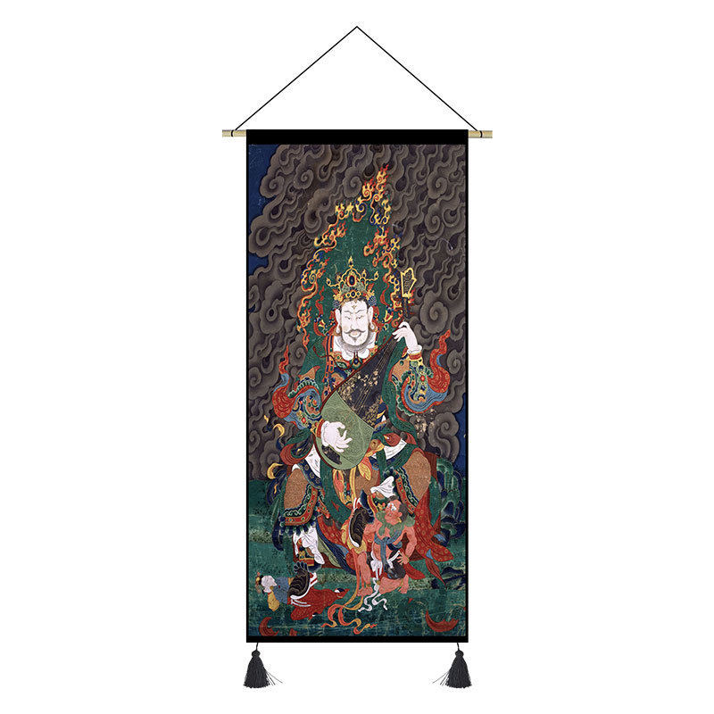 5zv7批发中式复古四大民宿挂毯门神挂画客厅大堂装饰画吧台天王挂,居家布艺,挂毯/壁毯,淘宝优惠券,粉丝福利购,淘宝优惠卷