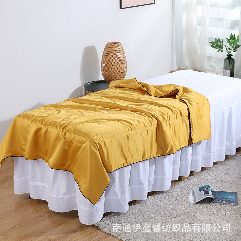 美容床推拿空调被可水洗天丝薄被按摩夏凉被美容院专用足浴小被子