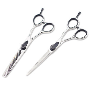 厂家直销剪440c高档发型师美发剪刀理发剪刀牙剪打薄彩色美发剪刀