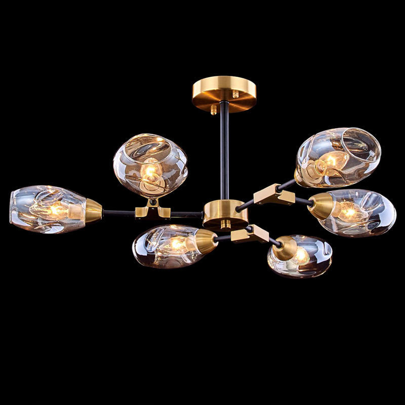 北欧客厅吸顶灯简约现代led卧室灯创意个性房间大气轻奢新款灯具