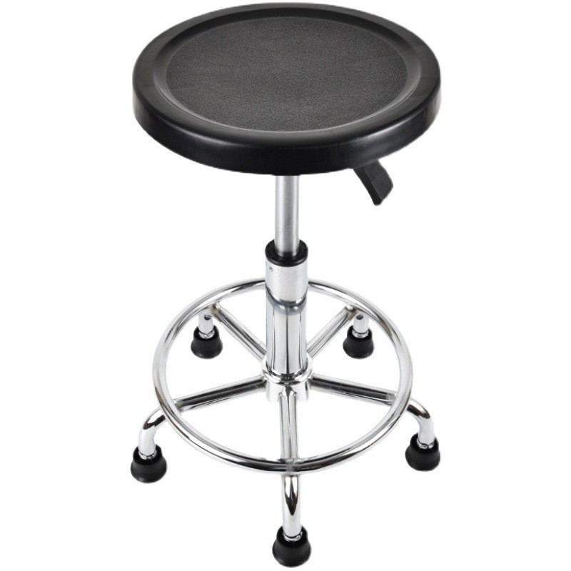 jry1工厂流水线防静电工作旋转实验室升降凳子圆凳车间员工椅子学