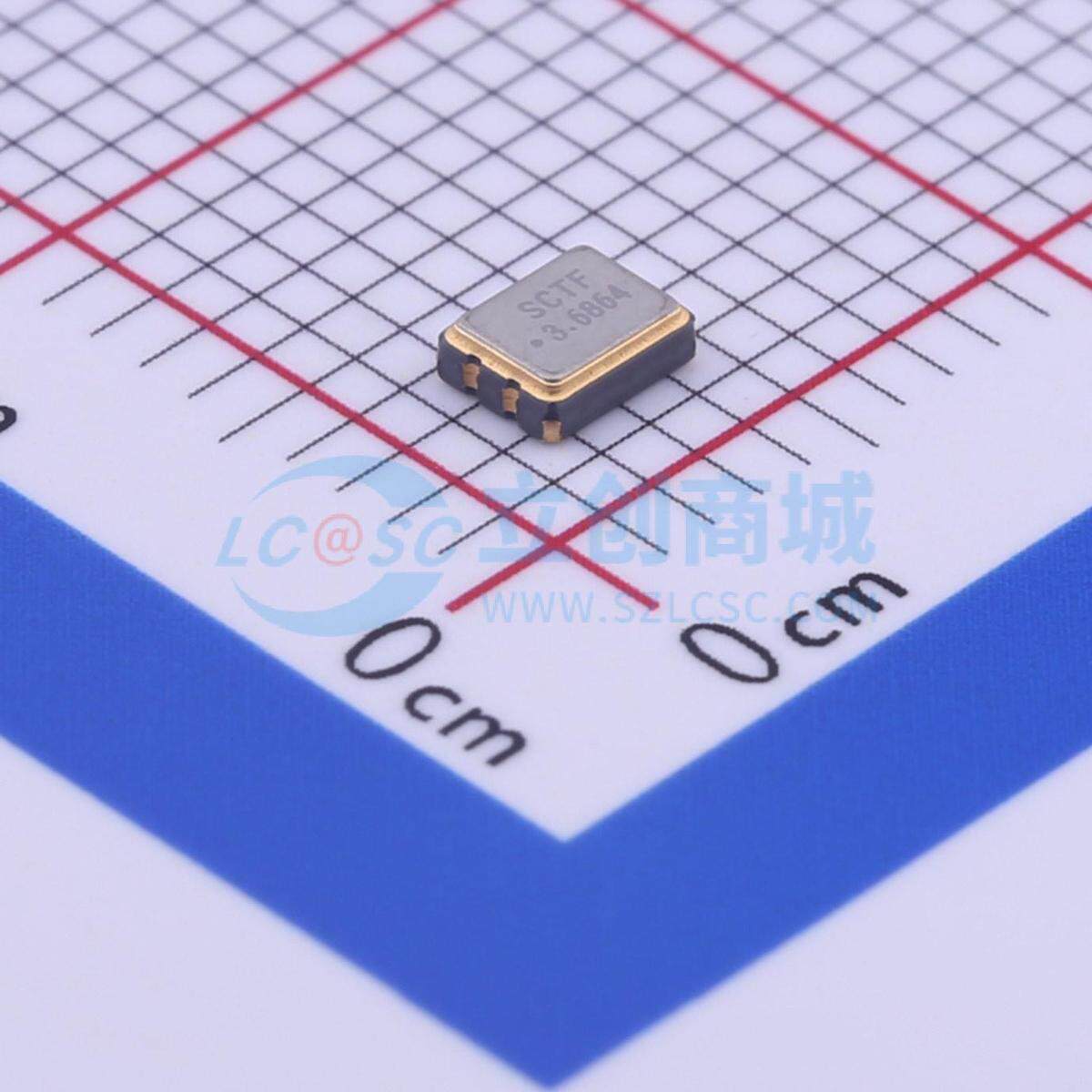 有源晶振 S3D3.686400B20F30T SMD3225-4P 3.6864MHz 电子元器件