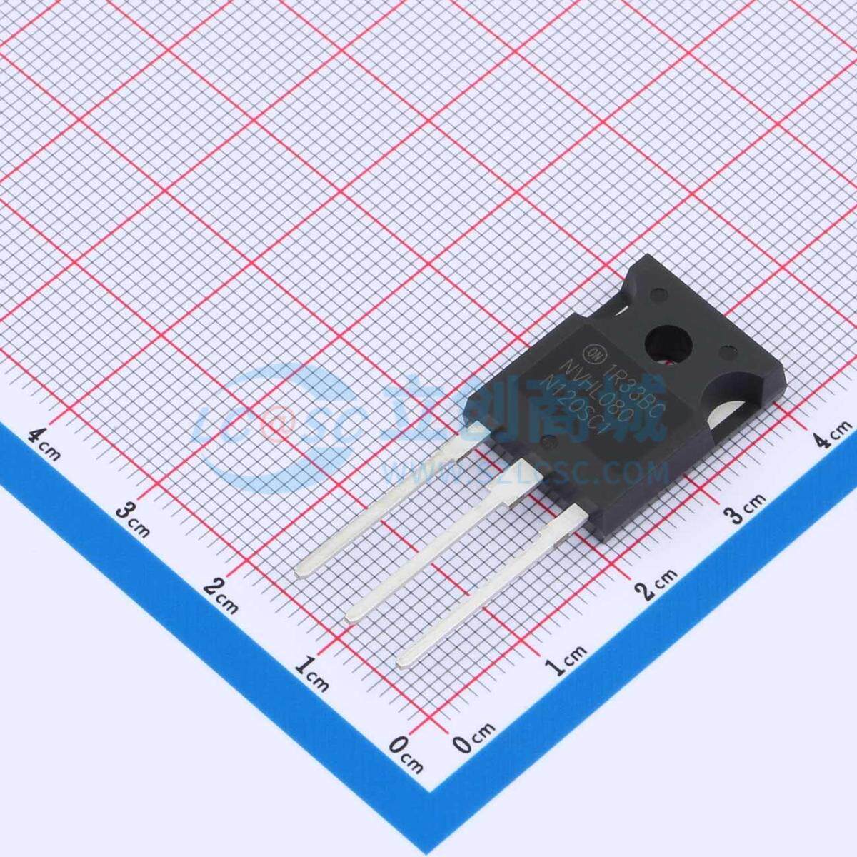 场效应管(MOSFET) NVHL080N120SC1 TO-247-3 1.2kV 31A