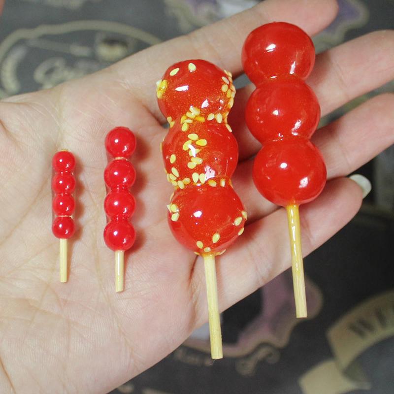 迷你冰糖葫芦 带芝麻346812分BJD娃娃8分小布食玩 超小兵人OB摆件