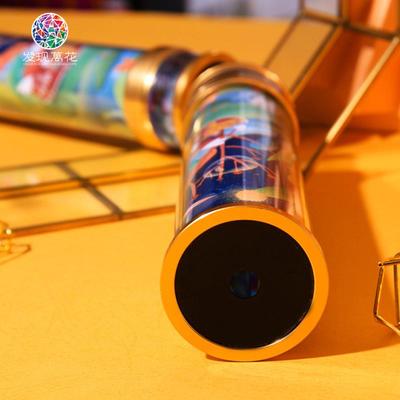 艺术万花筒精美pu皮质商务工艺品广告定制定制