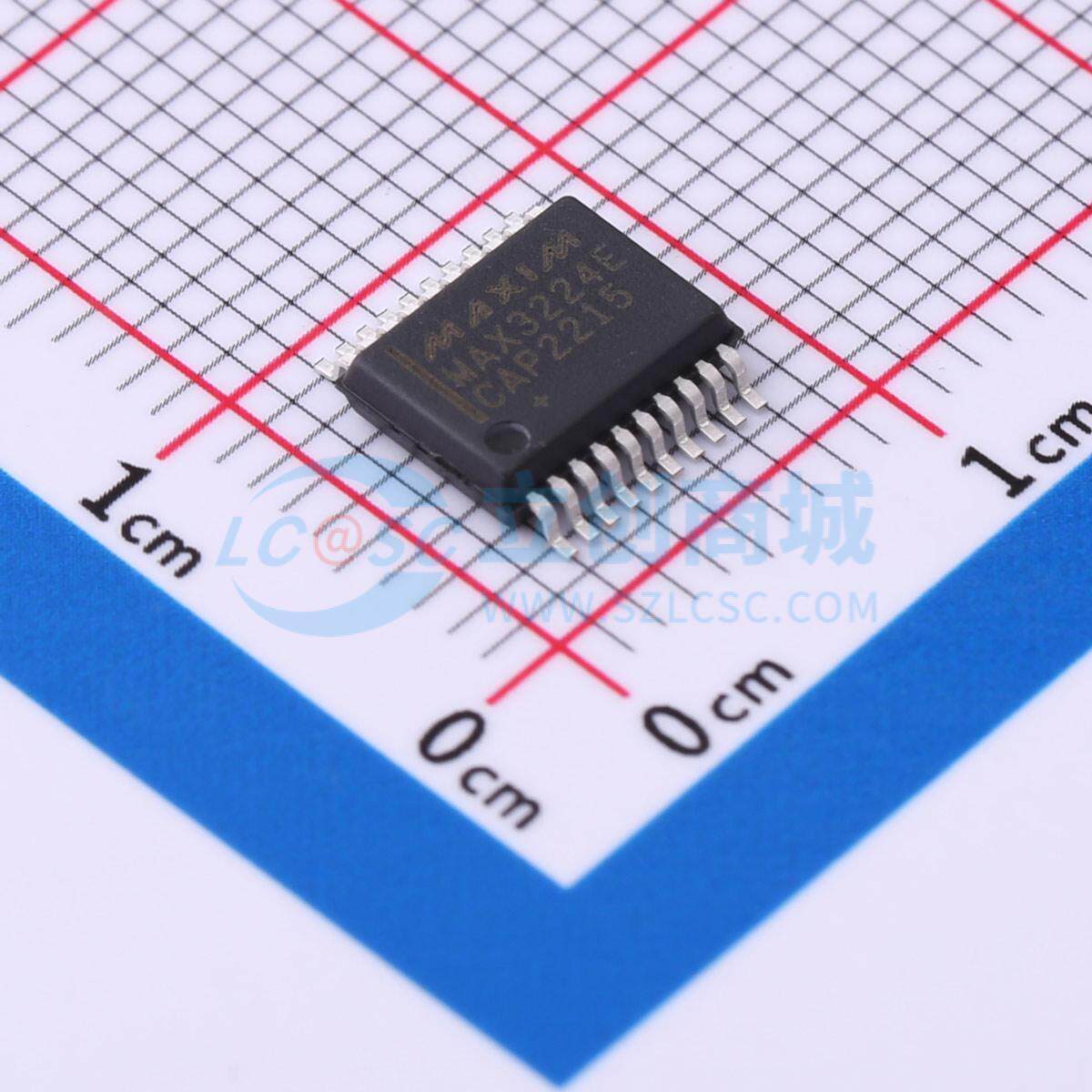 RS232芯片 MAX3224ECAP+ SSOP-20 原装正品 电子元器件配单