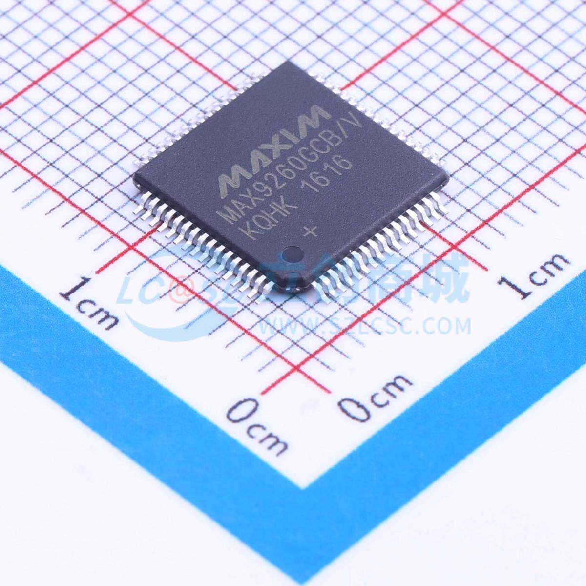 电信接口IC MAX9260GCB/V+ HTQFP-64(10x10) 原装 电子元器件配单