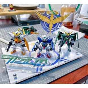 高达立牌 展柜模型牌 全系列LOGO SEED 00 W EW 0079 0083 现货