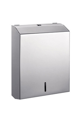 厂家直销厚bk50砂光0.6酒店不锈钢方型厕纸盒纸巾盒浴室